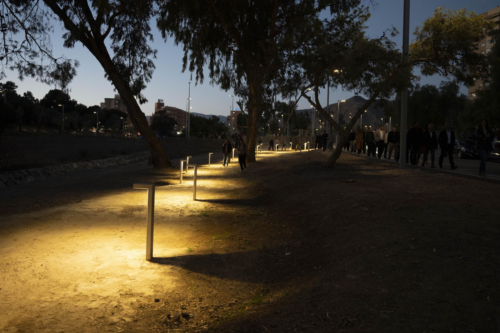 Las imágenes de la inauguración de la primera fase de la adecuación de la Rambla San Antonio de Aguadulce