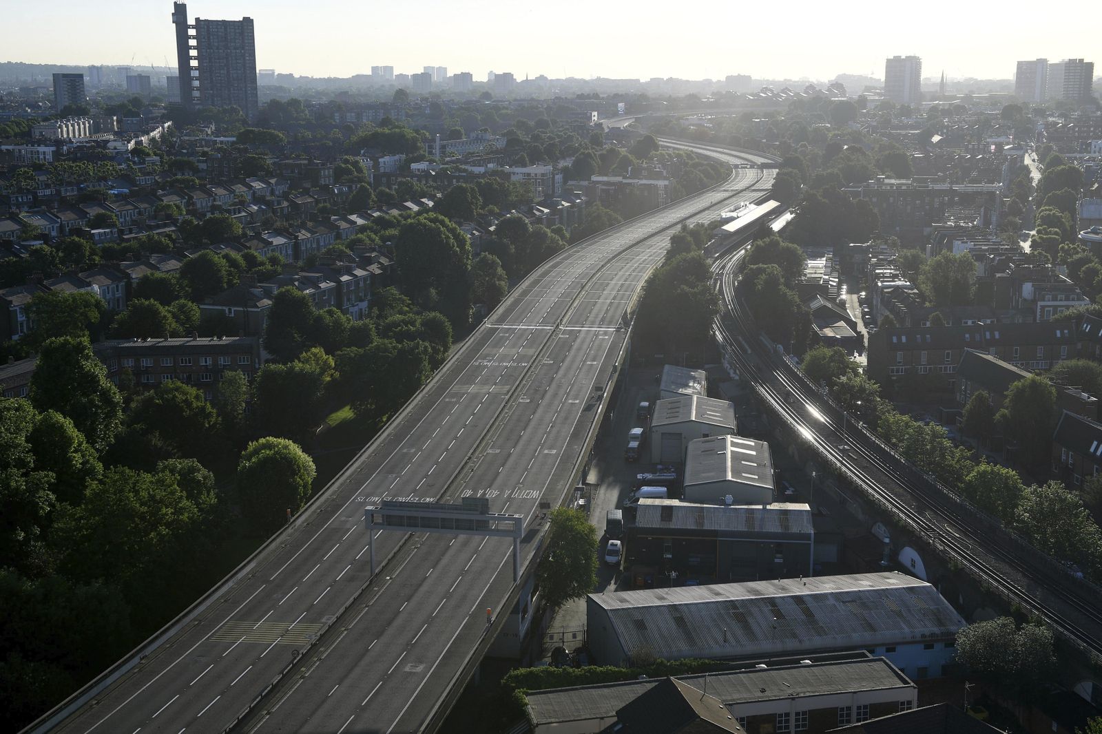 El espectacular incendio de Londres, en imágenes