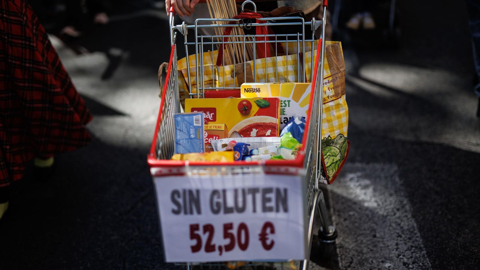 Protesta por el precio de los productos sin gluten.