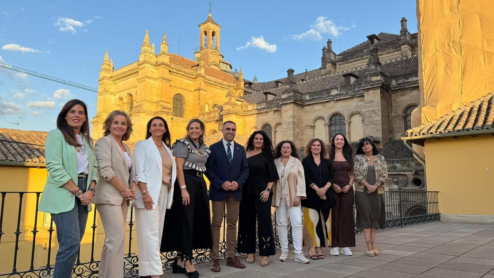 Imagen de la reunión de las diputaciones andaluzas en el Palacio de Niñas Nobles de Granada