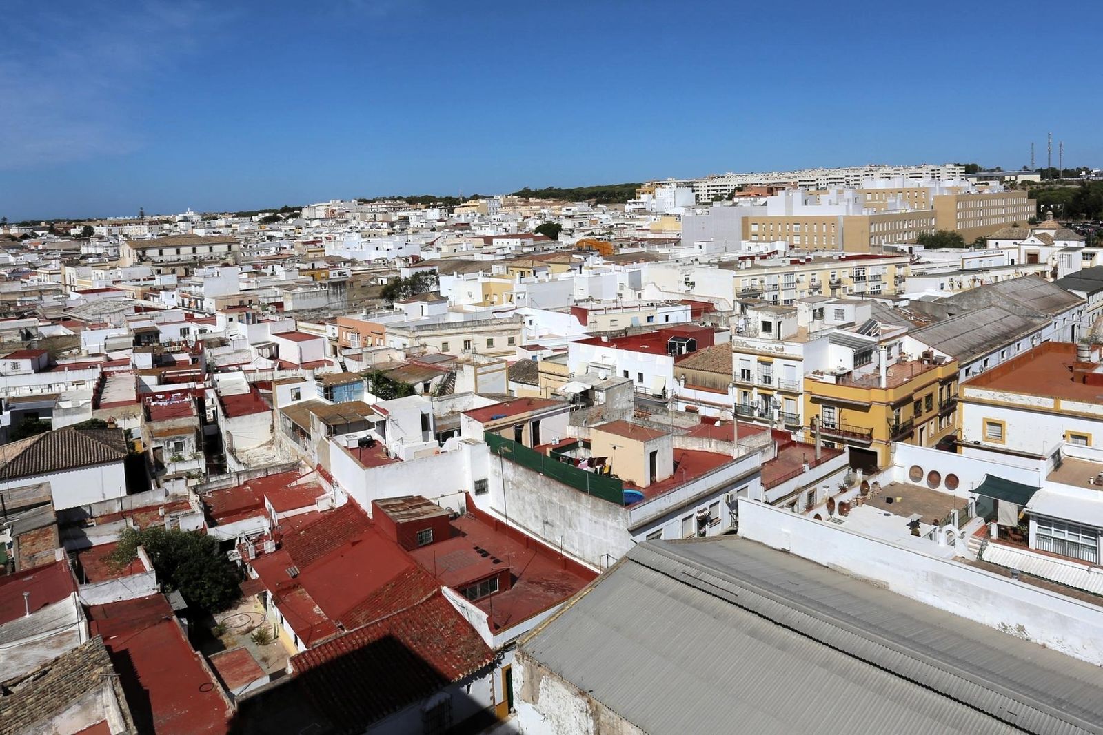 Una imagen aérea del casco histórico portuense, cuyo ámbito abarca el Peprichye.