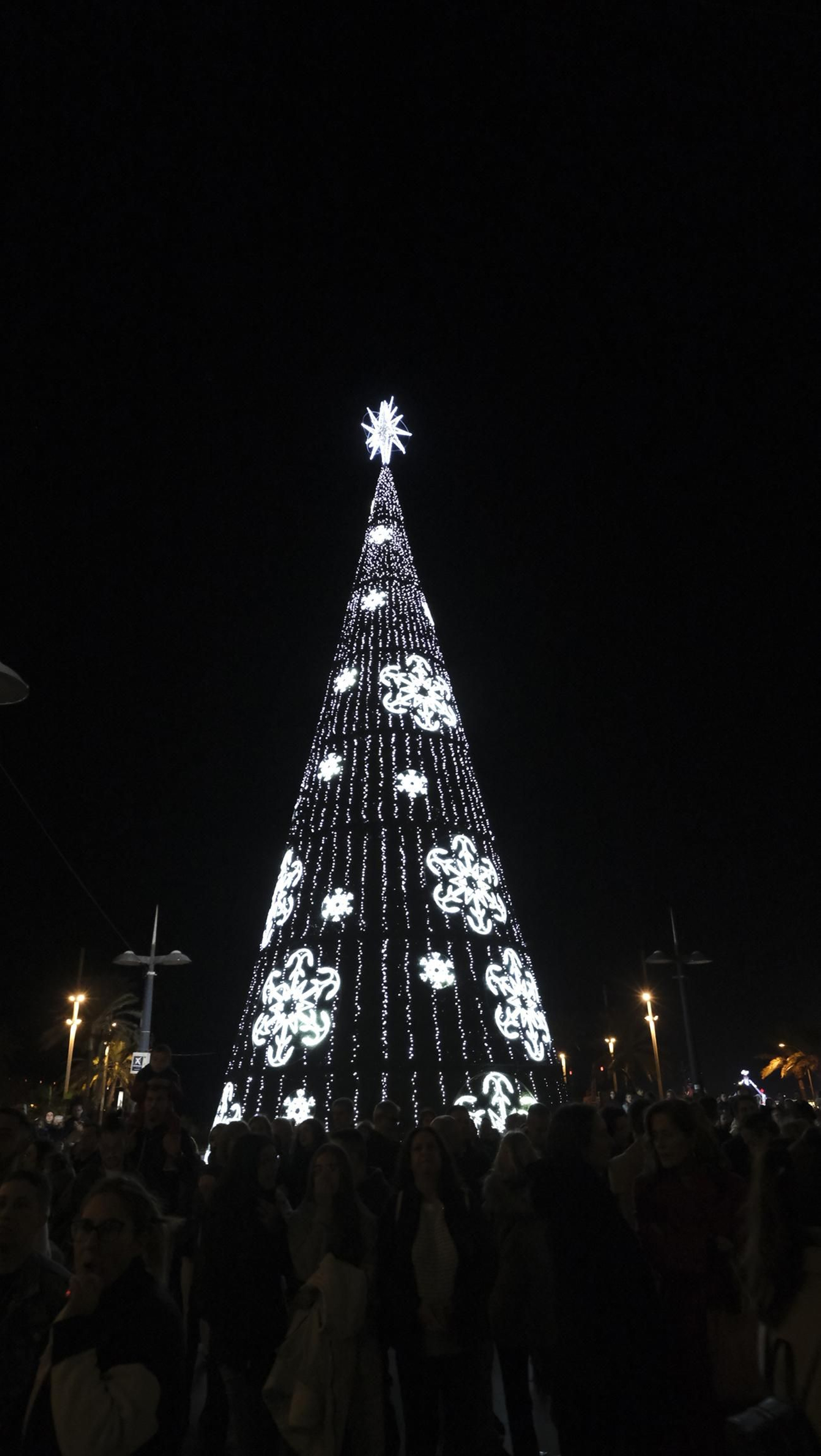 Imágenes del inicio de la Navidad en Almería