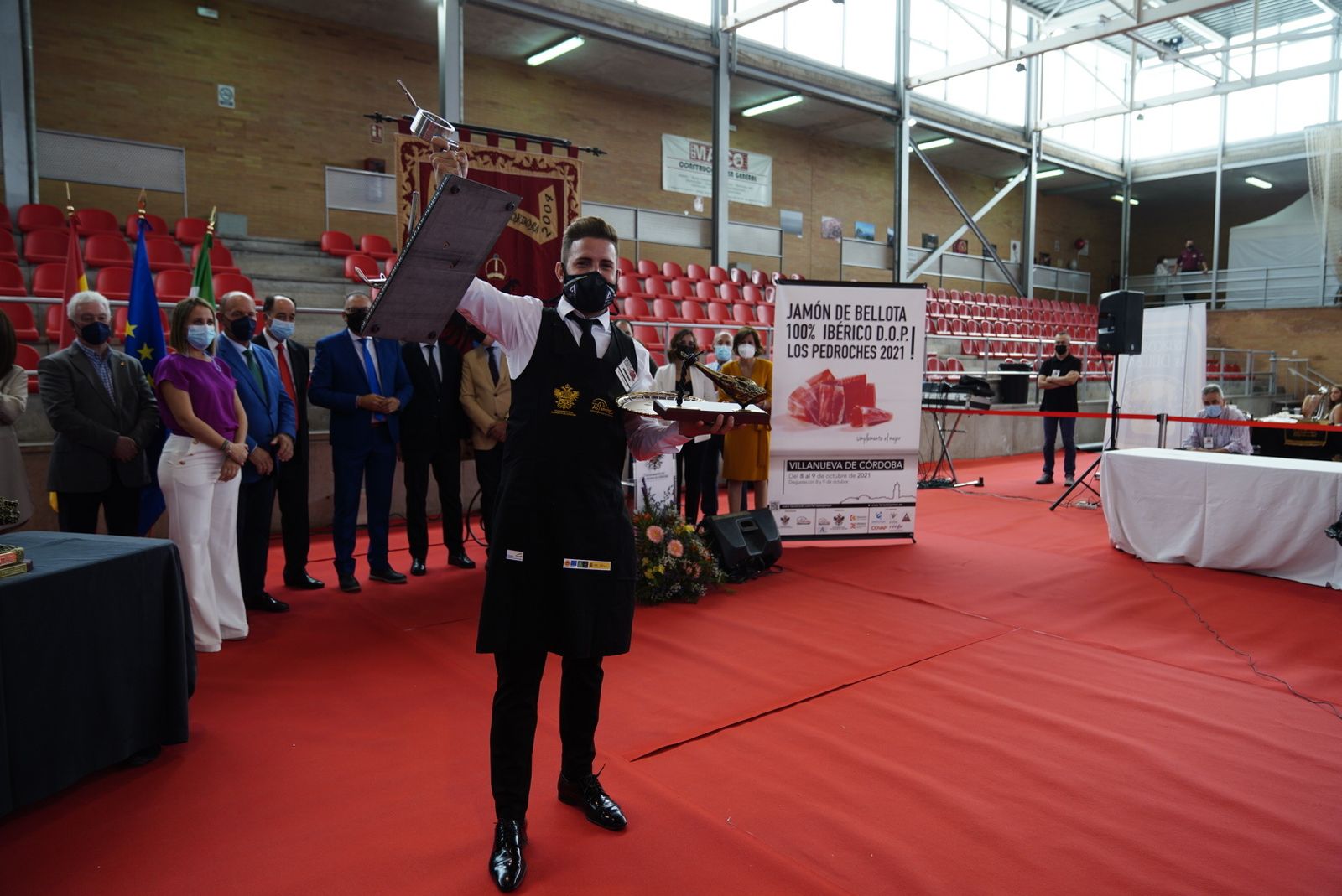 La última jornada de la Feria del Jamón de Villanueva de Córdoba, en fotografías