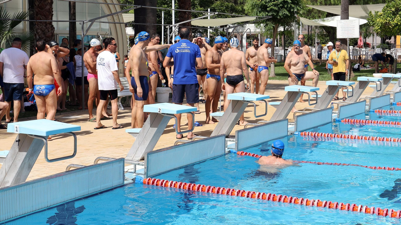 Imágenes del 55 aniversario de la Natación en Jerez