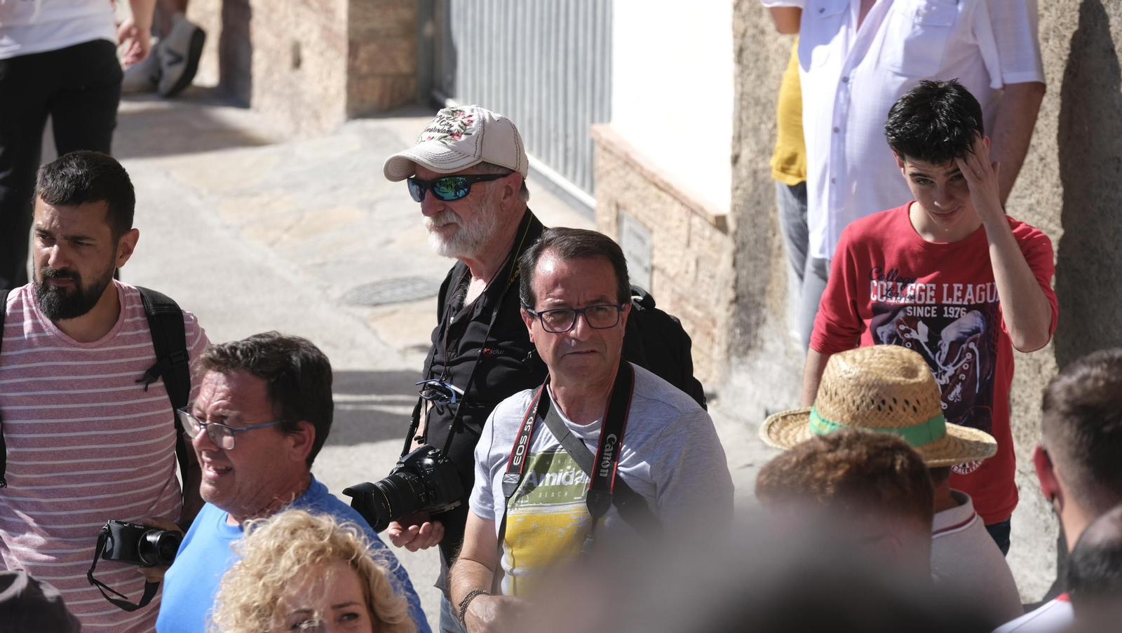 Imágenes de los toros ensogaos y San Marcos, en las Fiestas de Ohanes