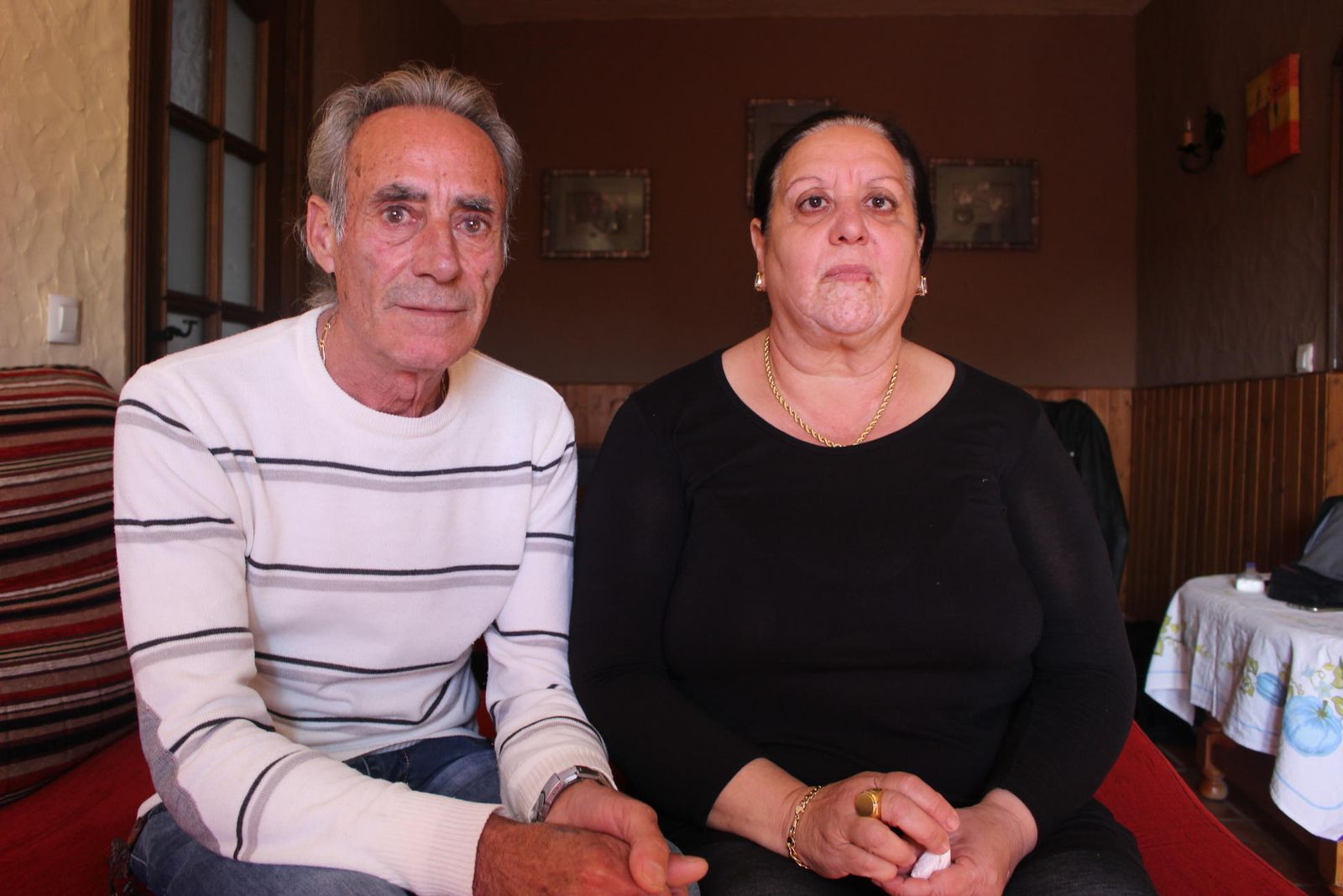 Luis Pozo y Bernarda García, padres de la desaparecida