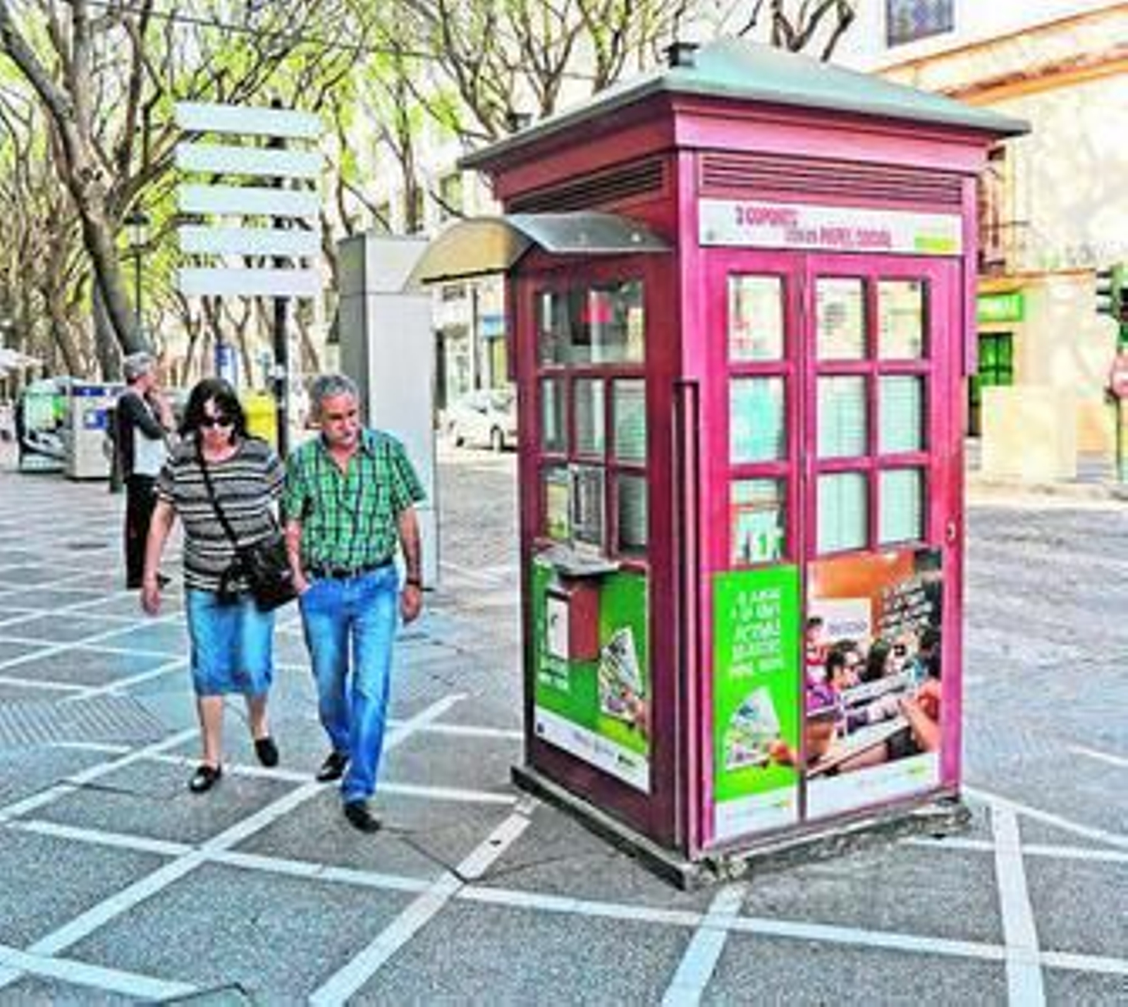 Kiosco de la Porvera en el que fue vendido el boleto.