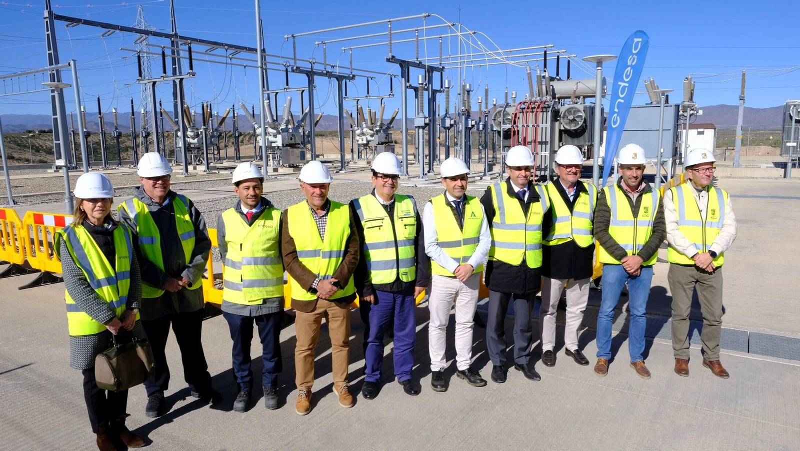 Inauguración de la nueva subestación de Endesa en Sorbas.