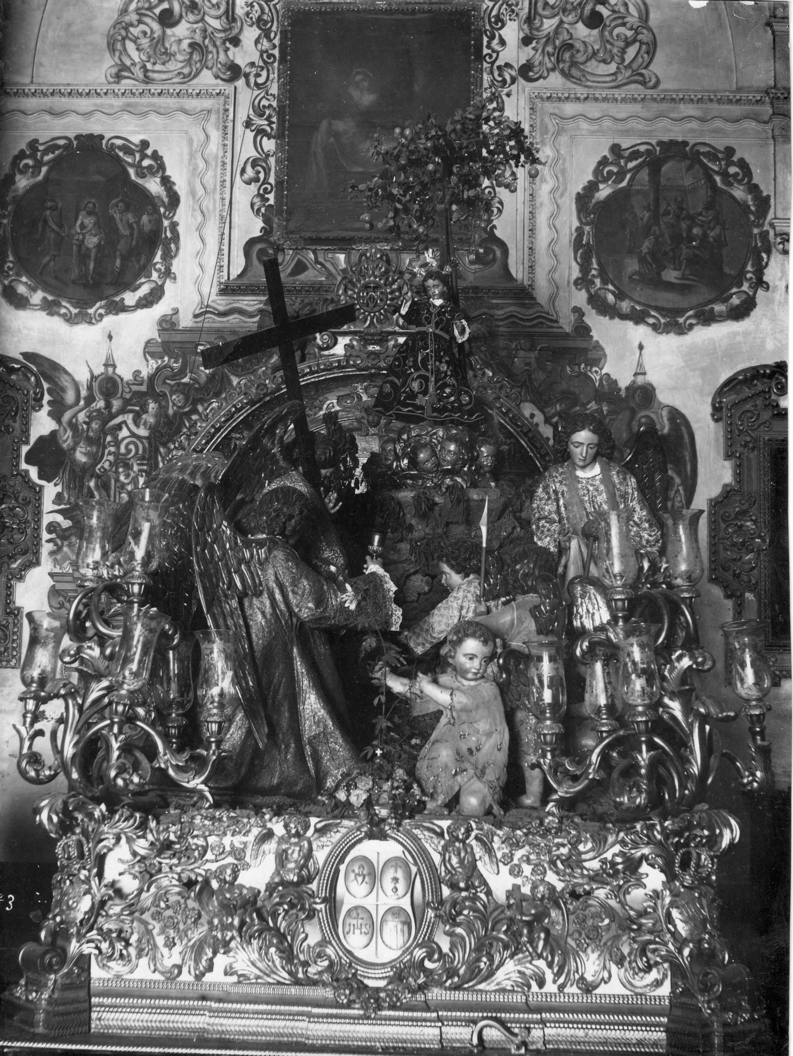 Foto que se ha utilizado para reproducir las pinturas.