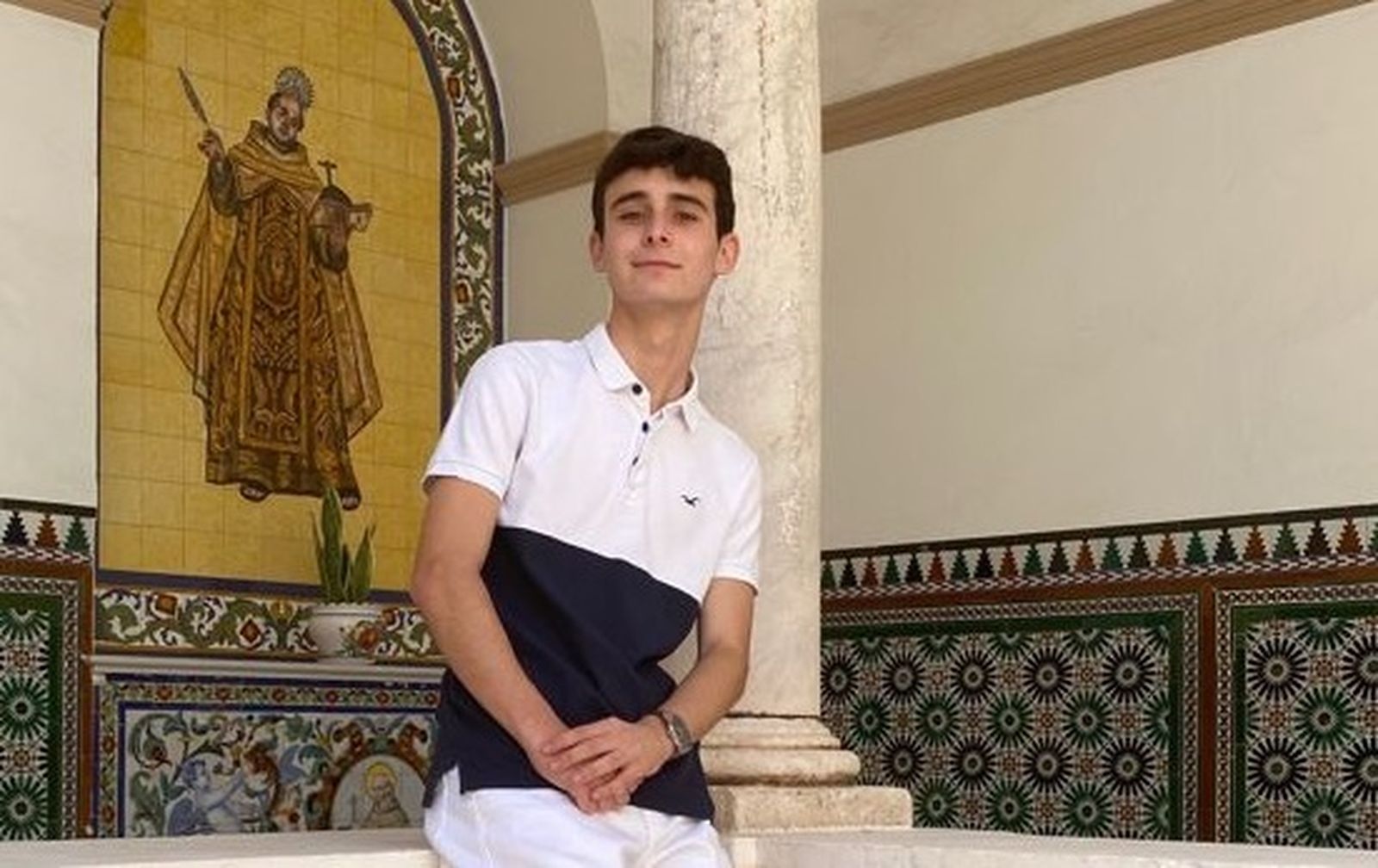 Fernando Posada Infantes, el alumno del  Liceo que ha conseguido la máxima calificación en todos los exámenes de Selectividad.