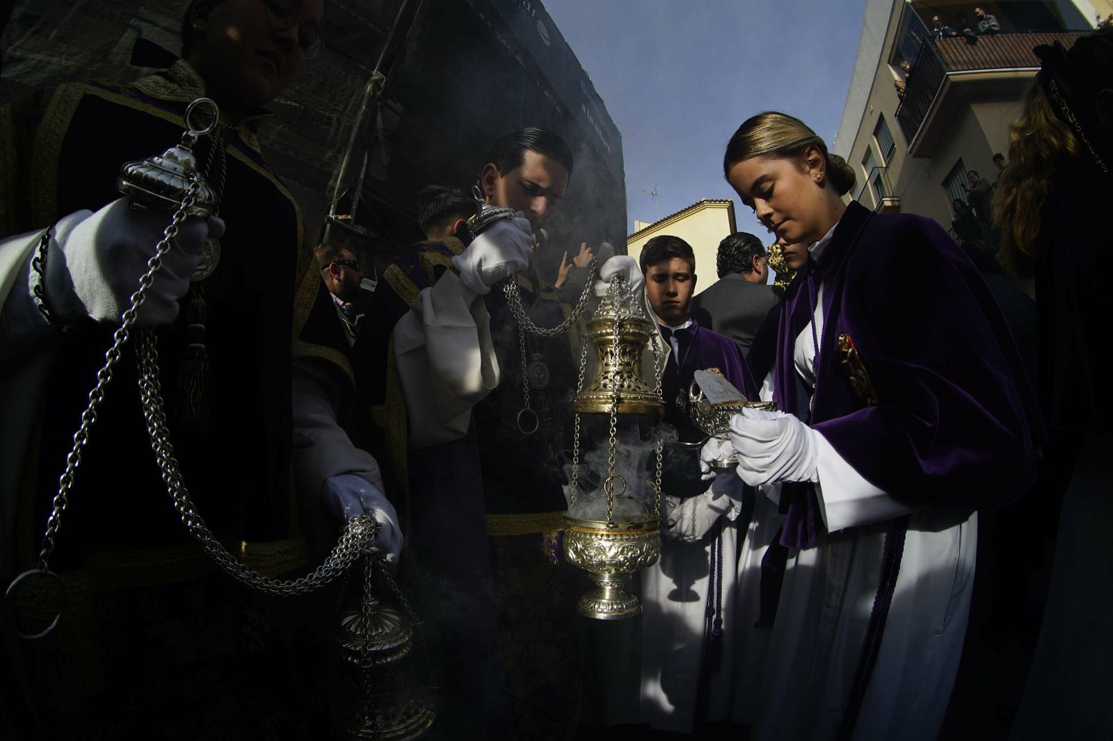 Las imágenes del Vía Crucis de las Hermandades 2020