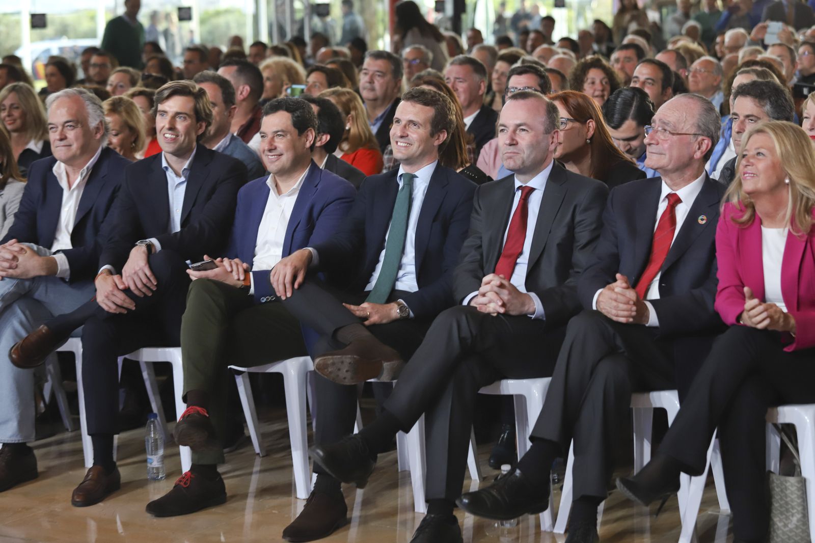 Las fotos del mitin de Pablo Casado en Málaga