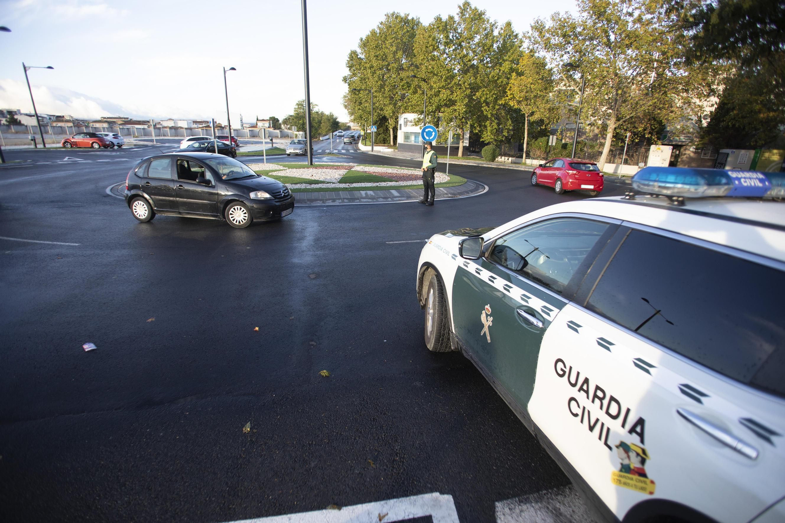 Fotos: así están siendo los controles de Policía y Guardia Civil en Granada por el confinamiento