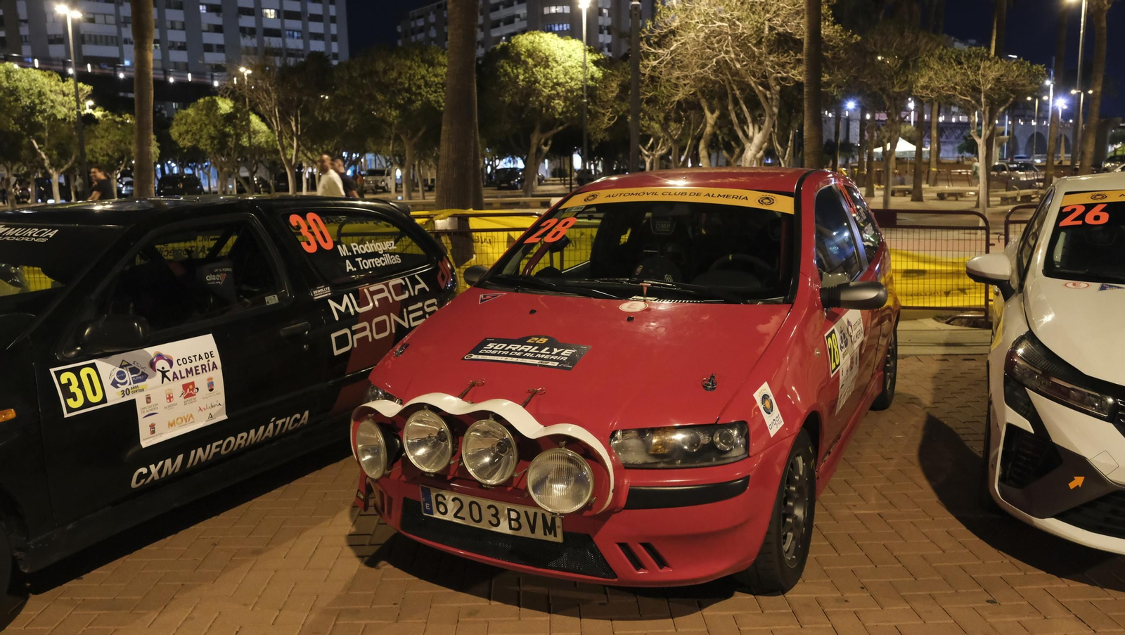 La salida de la 50 edición del Rallye Costa de Almería, en imágenes