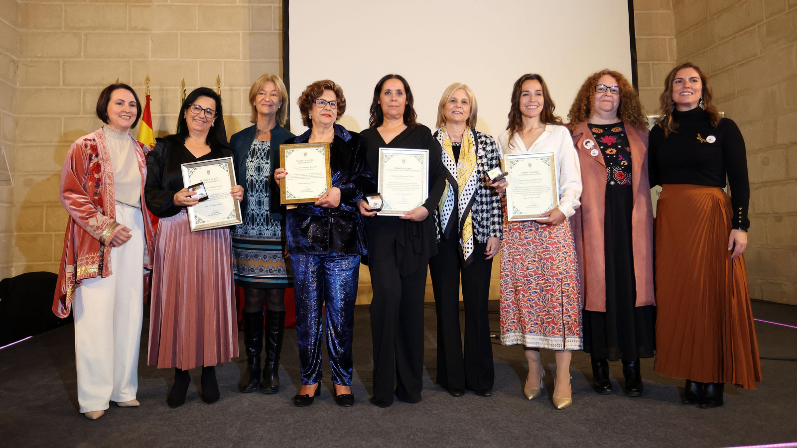 Premios Racimo por el Día Internacional de las Mujeres en Jerez