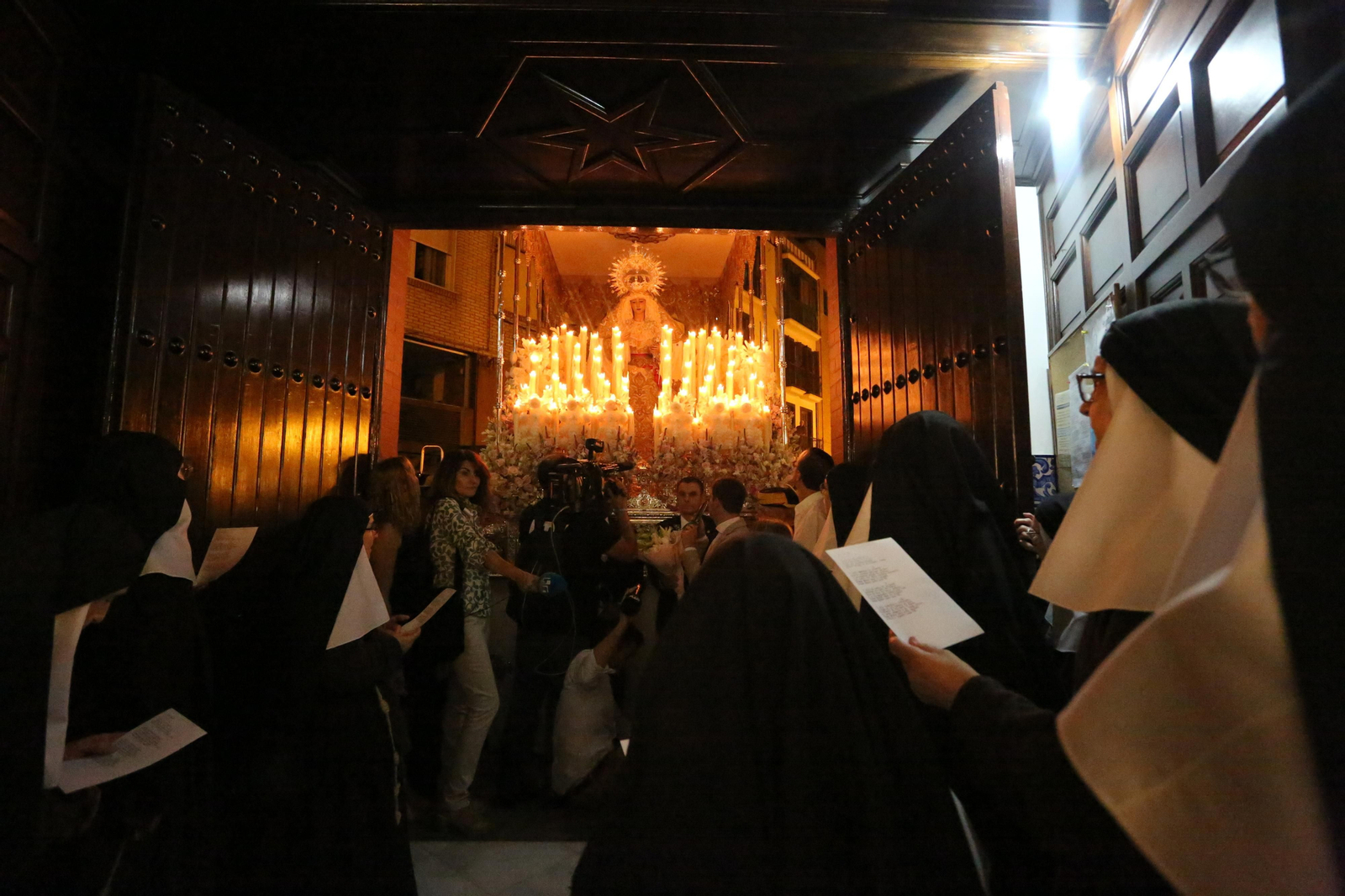 Las imágenes de la Virgen de la Paz
