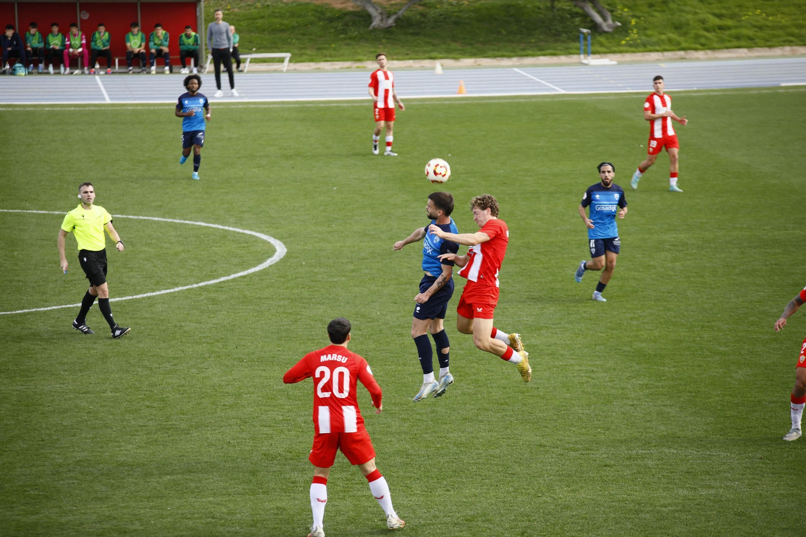 Imágenes del partido entre Almeria B contra Villanovense de segunda RFEF