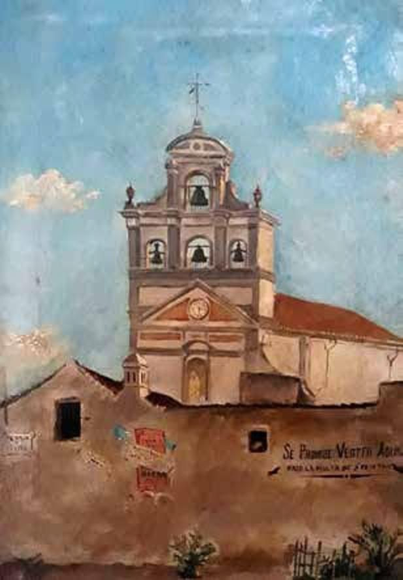 José Cruz Herrera. Iglesia de la Inmaculada Concepción. Óleo/lienzo (30x20cm).