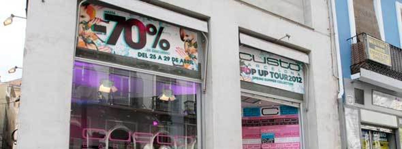 Inauguración de la tienda de Custo Dalmau.