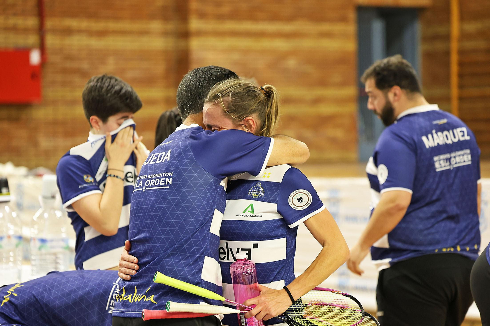 Imágenes de la final de liga de bádminton entre el IES La Orden y La RInconada