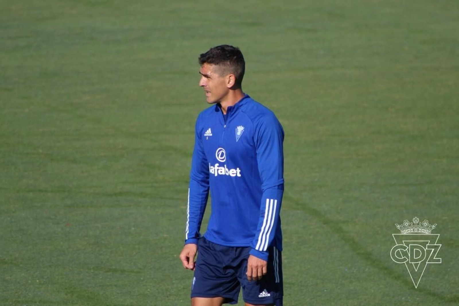 Garrido, en una sesión en El Rosal.