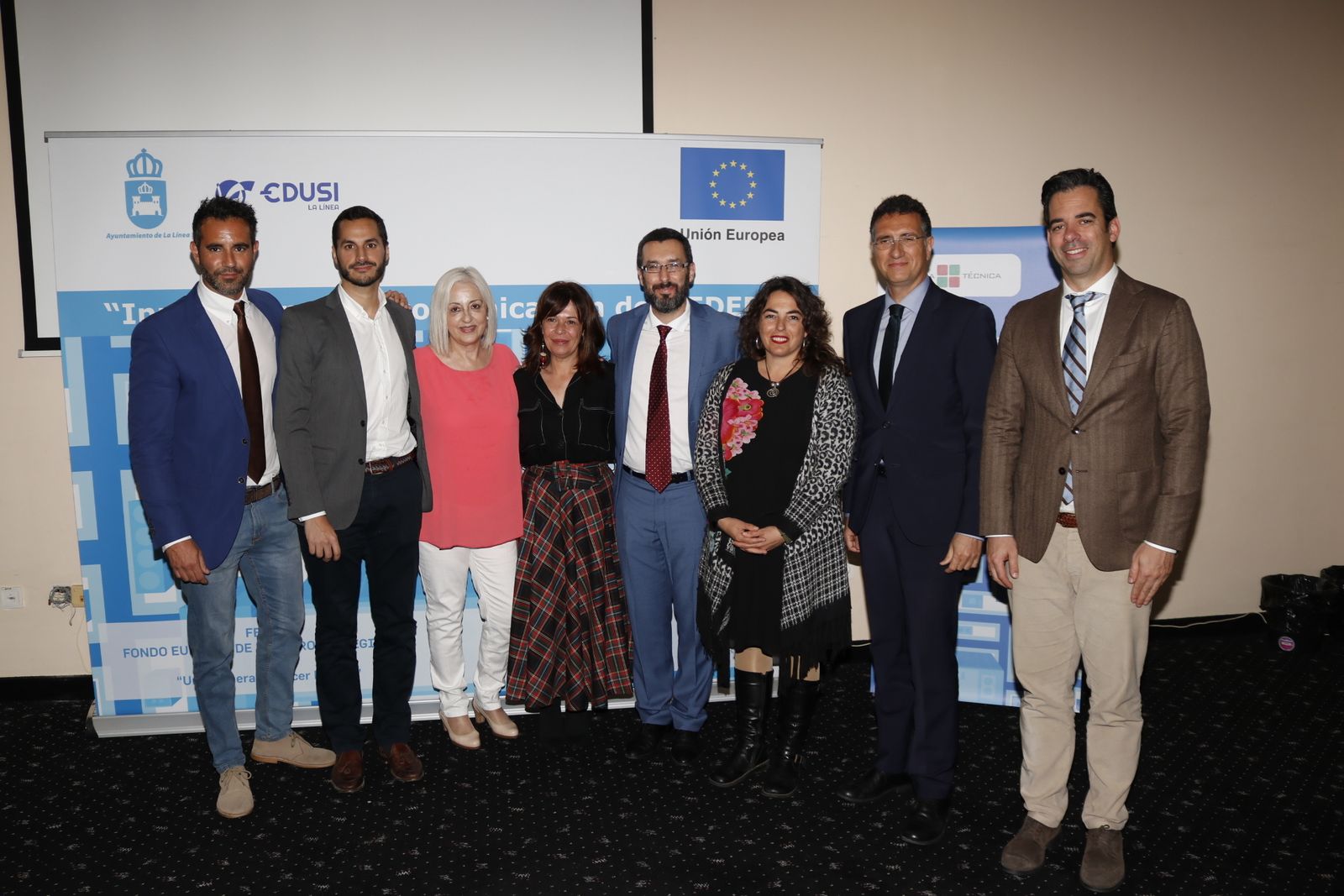 Imágenes de la jornada sobre Innovación en la Comunicación del FEDER en La Línea