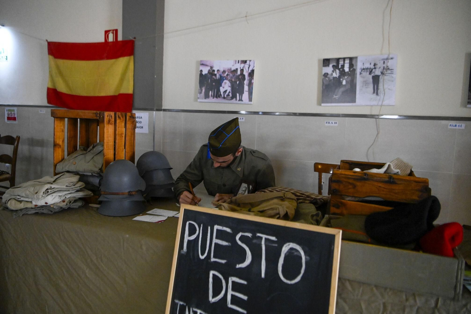 Las mejores imágenes de la recreación de un hospital durante la Guerra Civil en Beas de Granada