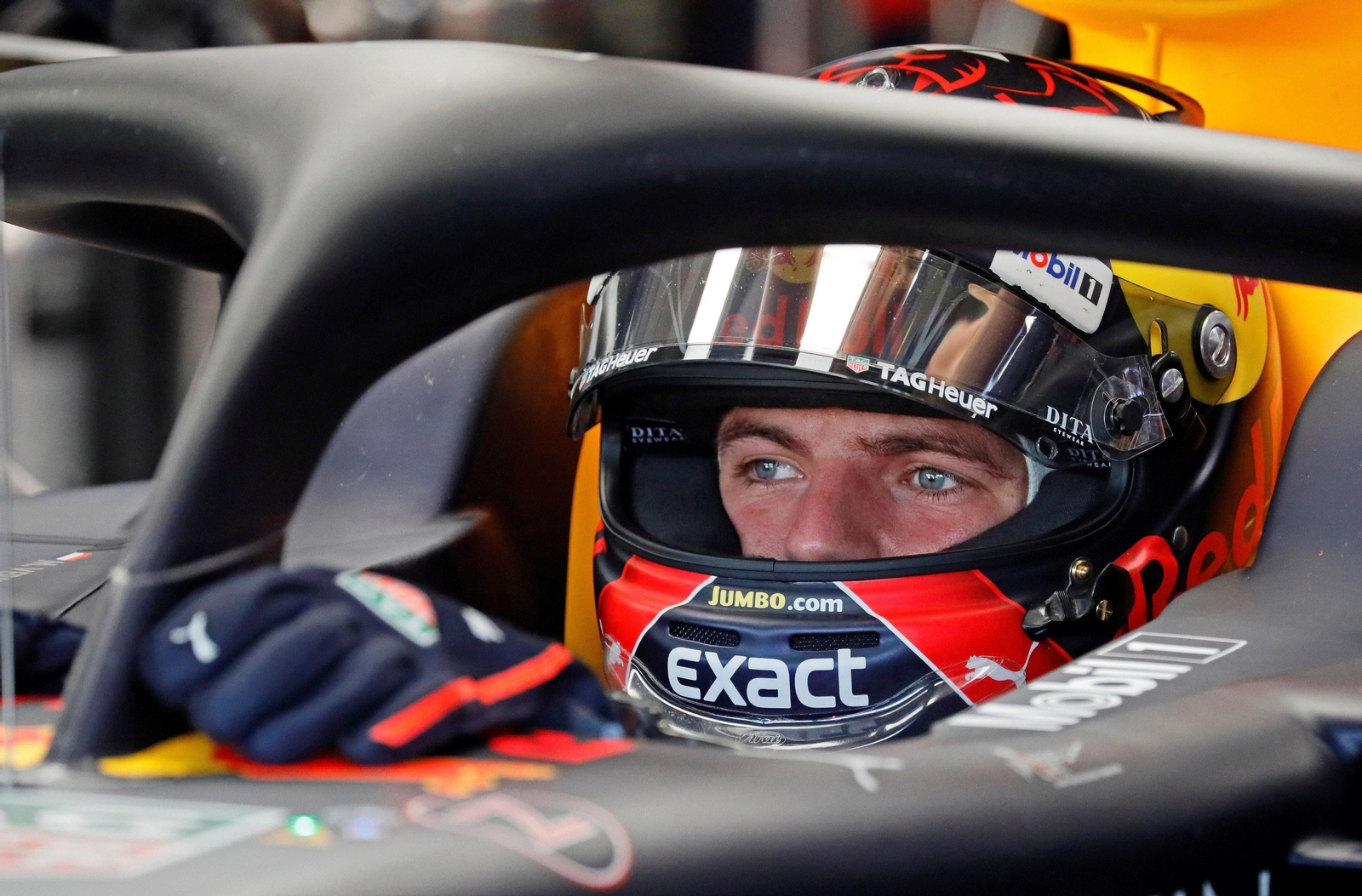 Max Verstappen (Red Bull), en acción durante la primera sesión de libres.