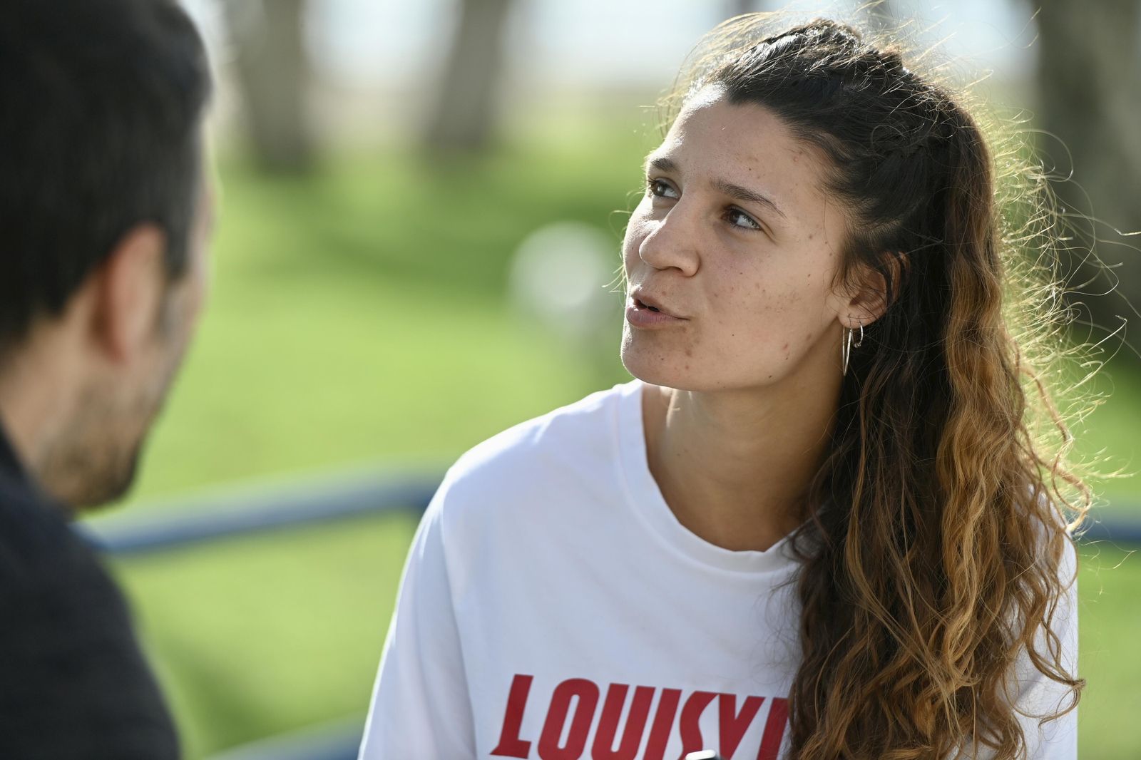 Raquel Lázaro, jugadora malagueña de voleibol
