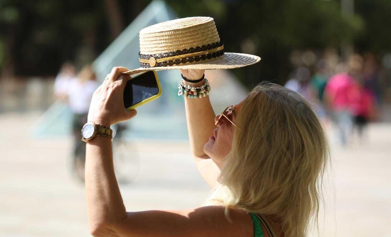 Intenso calor este martes en Málaga.