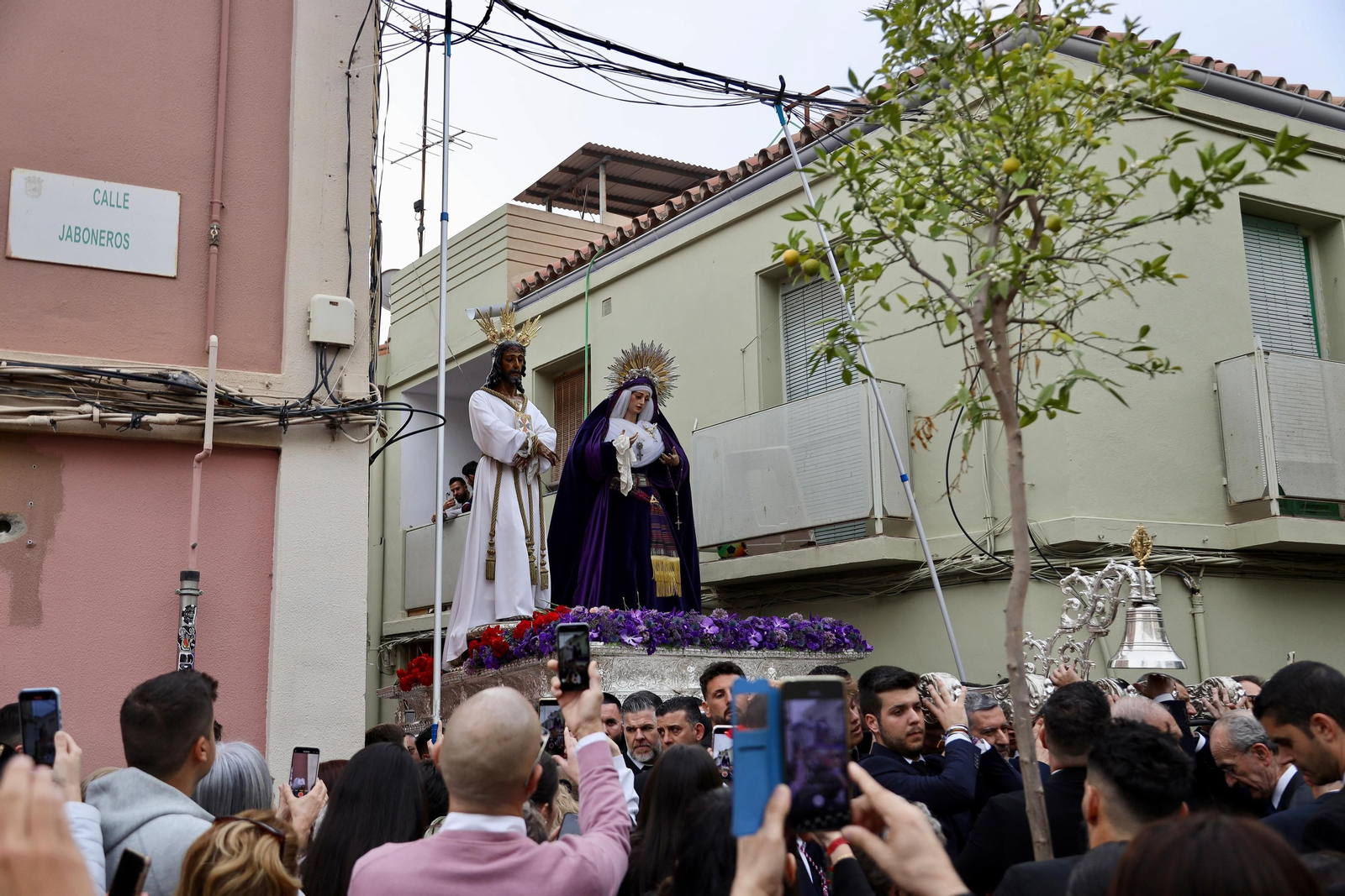 Las fotos del traslado del Cautivo el Sábado de Pasión en Málaga