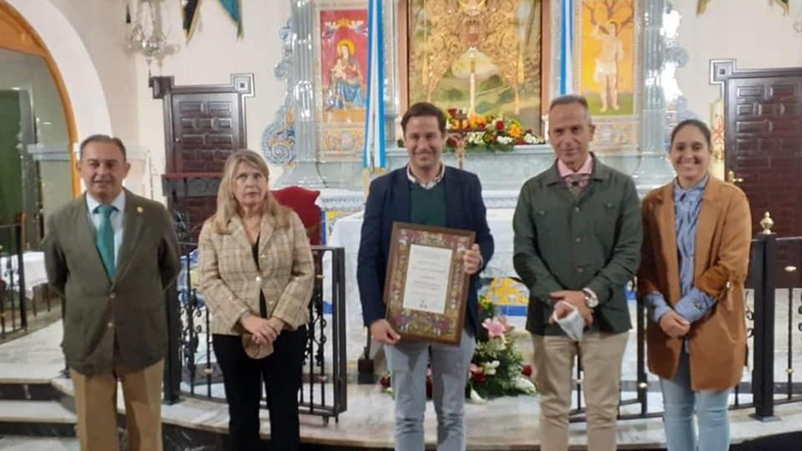 Nacho Molina, pregonero de la Hermandad del Rocío de Huelva.