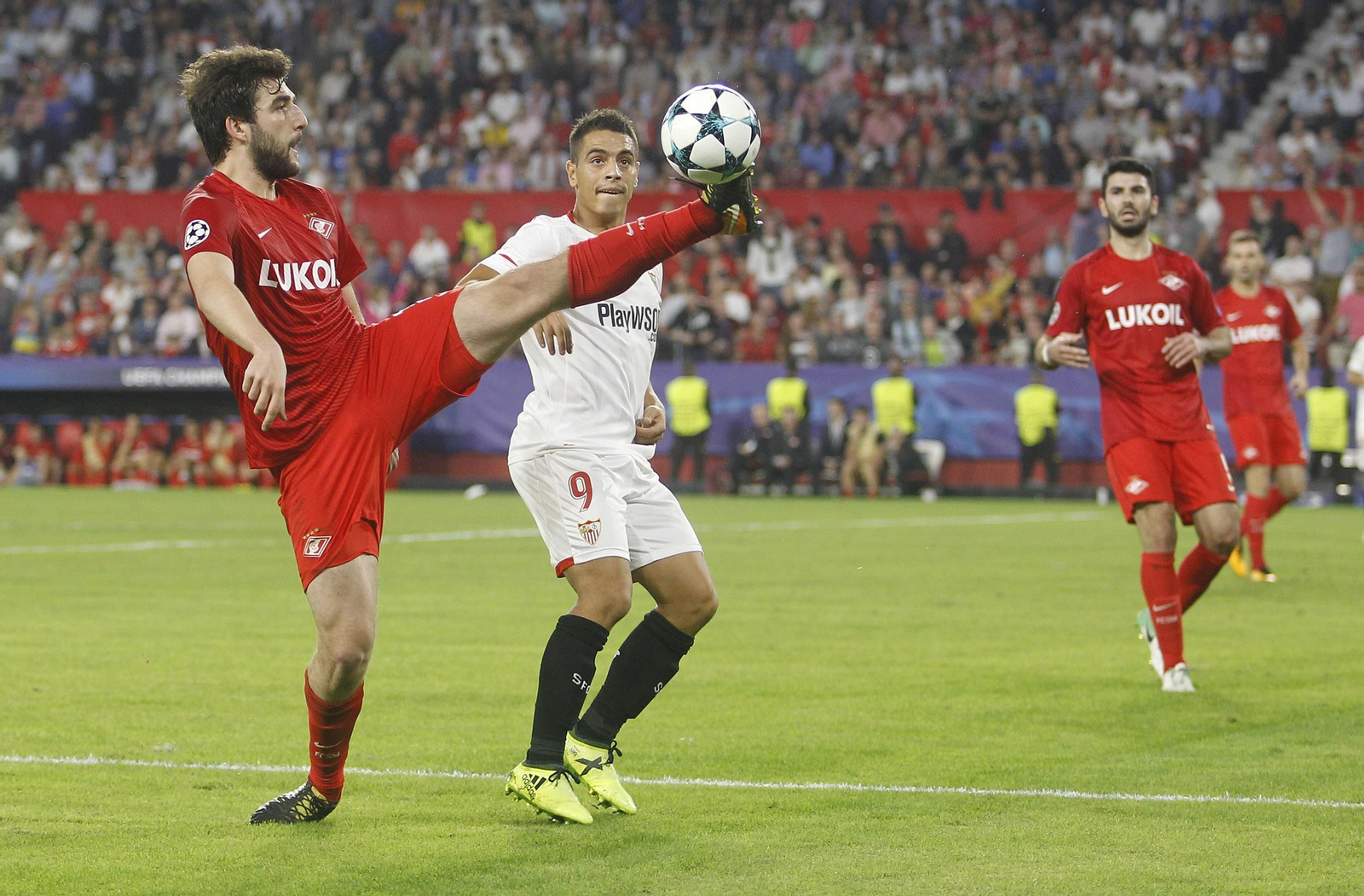 El Sevilla-Spartak, en imágenes