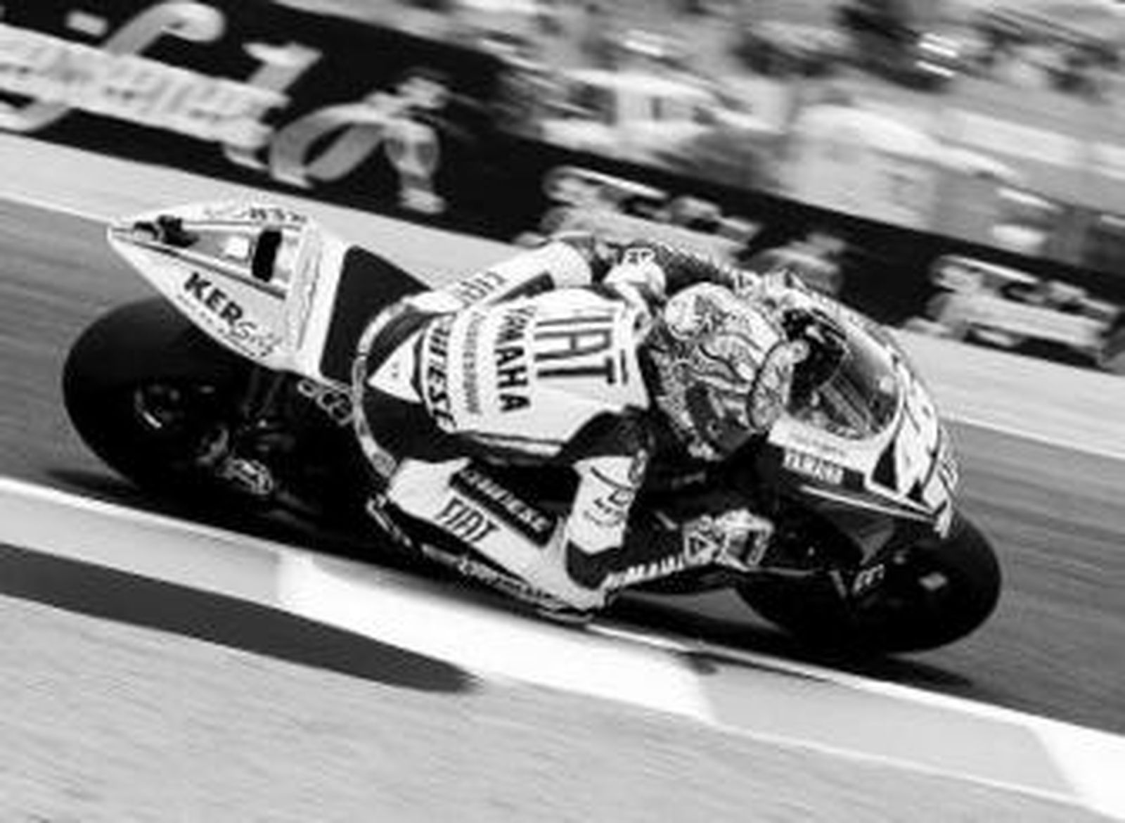 Valentino Rossi da un giro en Laguna Seca.