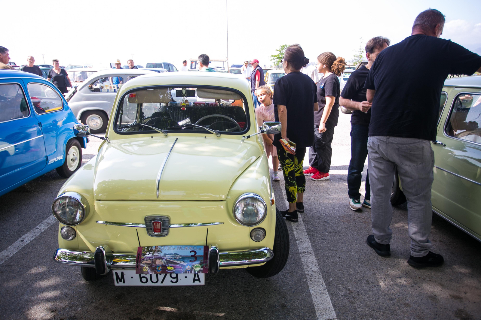 Fotos de la concentración de Seat 600 en Palmones