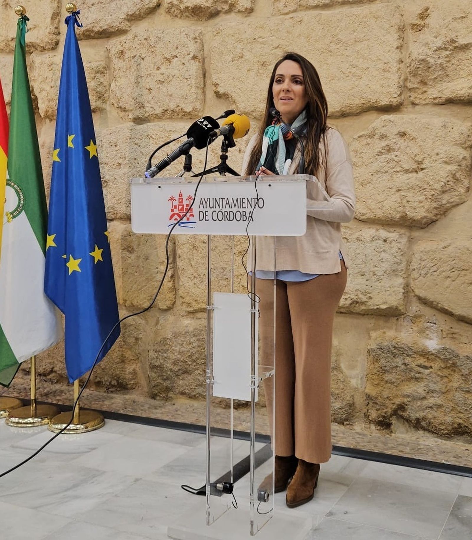 La edil del PSOE en el Ayuntamiento de Córdoba Carmen González.