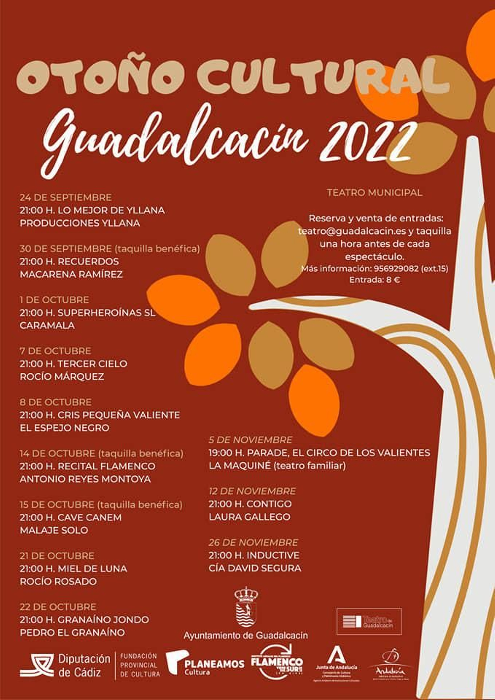 Otoño Cultural 2022 de Guadalcacín.