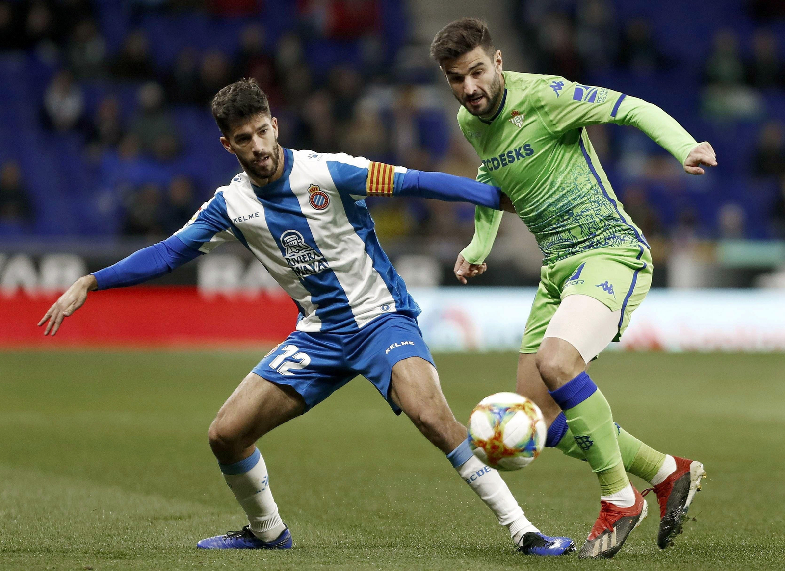 El Espanyol-Betis de los cuartos de Copa del Rey, en imágenes