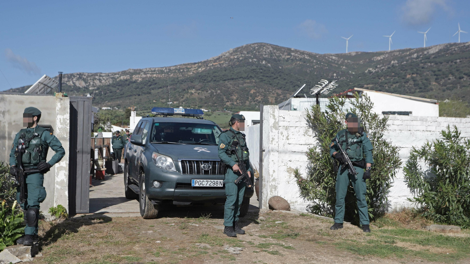 Operación antidroga en Tarifa
