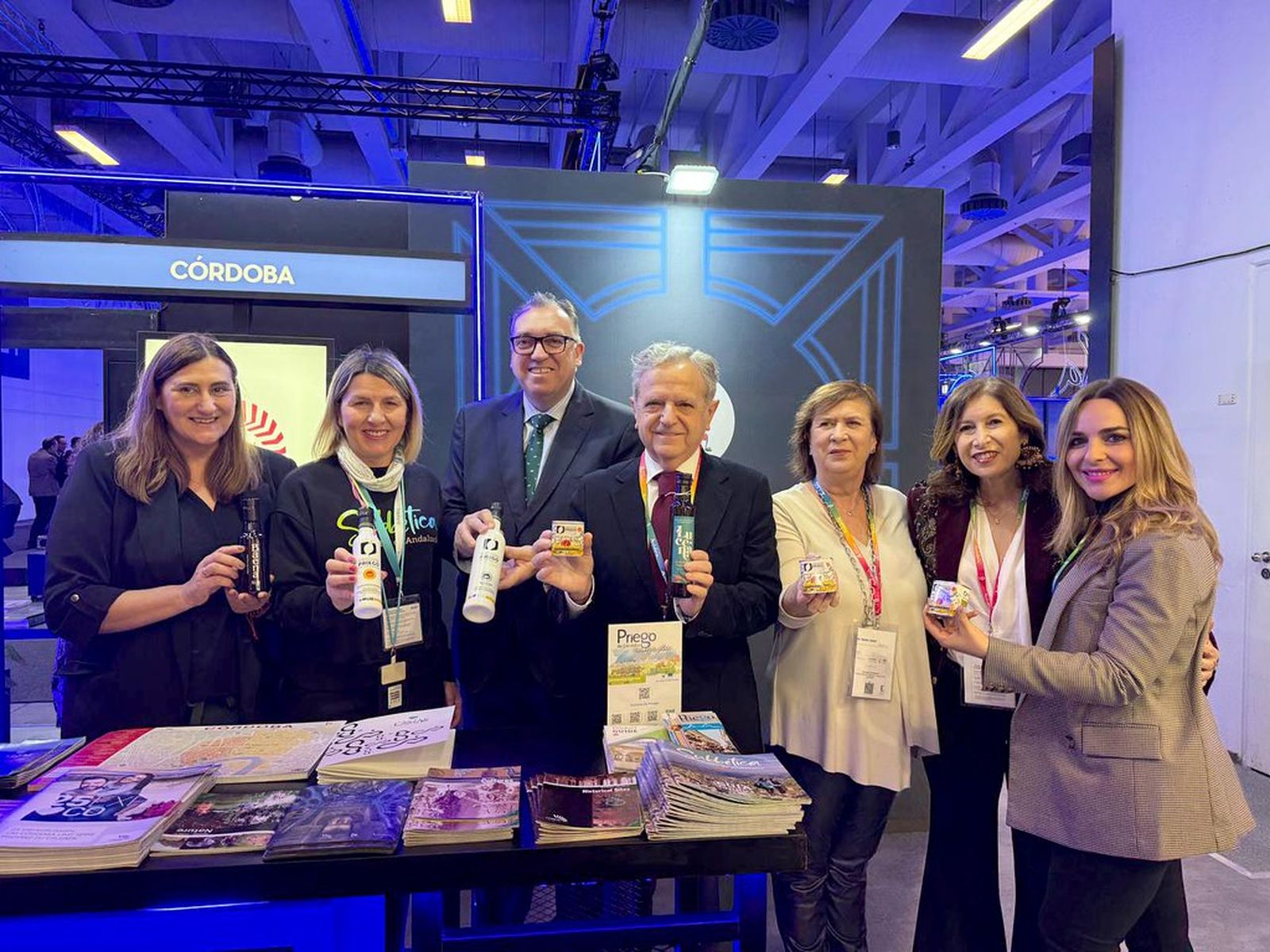 Delegación cordobesa en la feria ITB de Berlín.