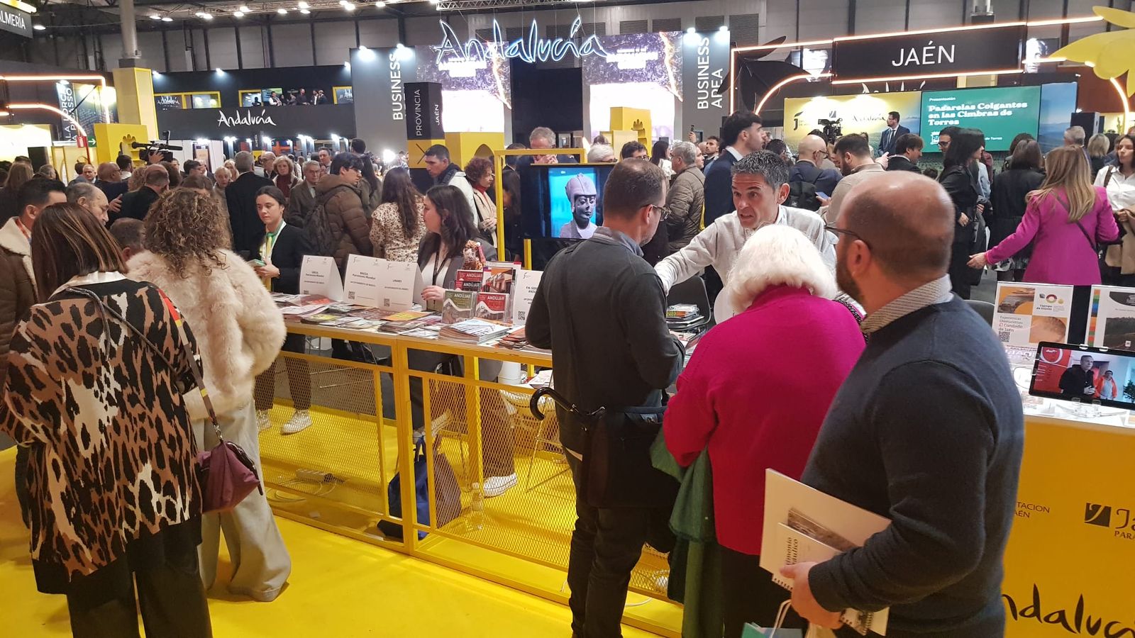 Stand de la Diputación Provincial en Fitur.