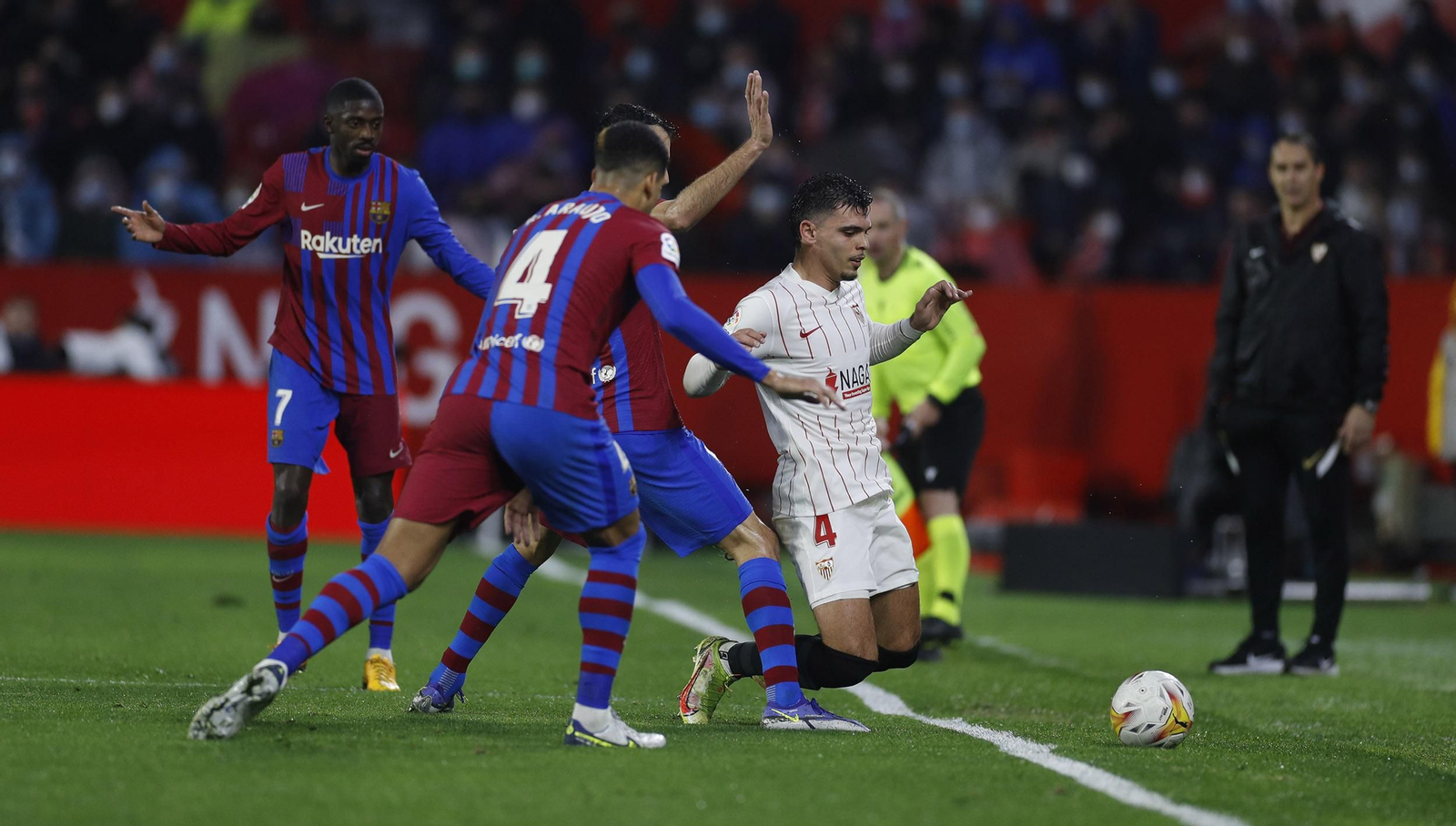 Las imágenes del Sevilla fc-Barcelona