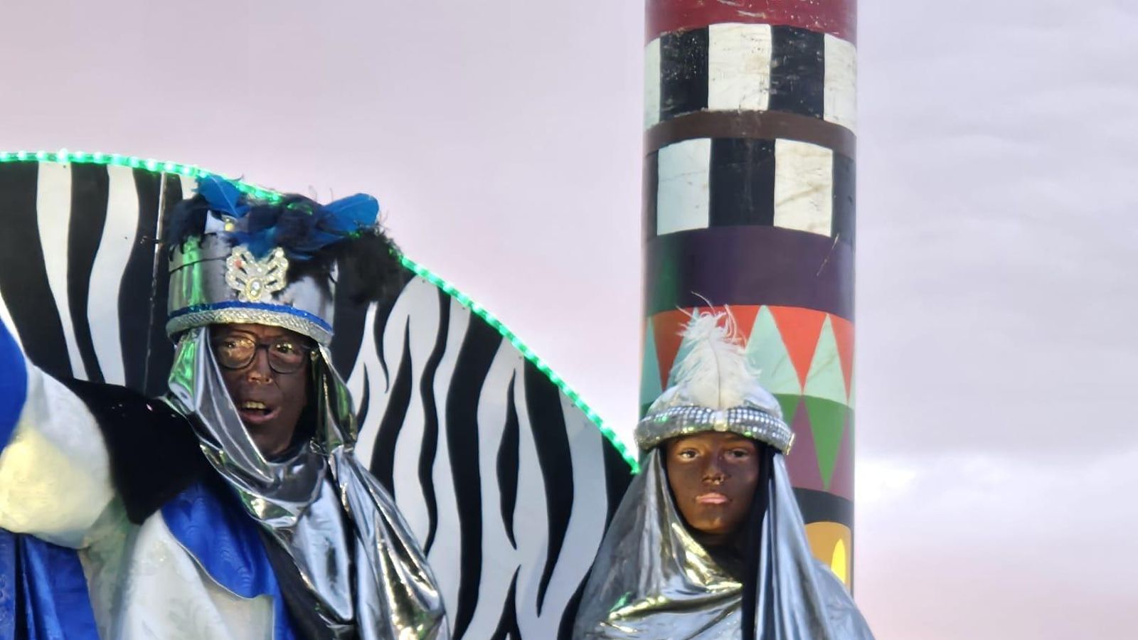 Los Reyes Magos a su paso por Otura