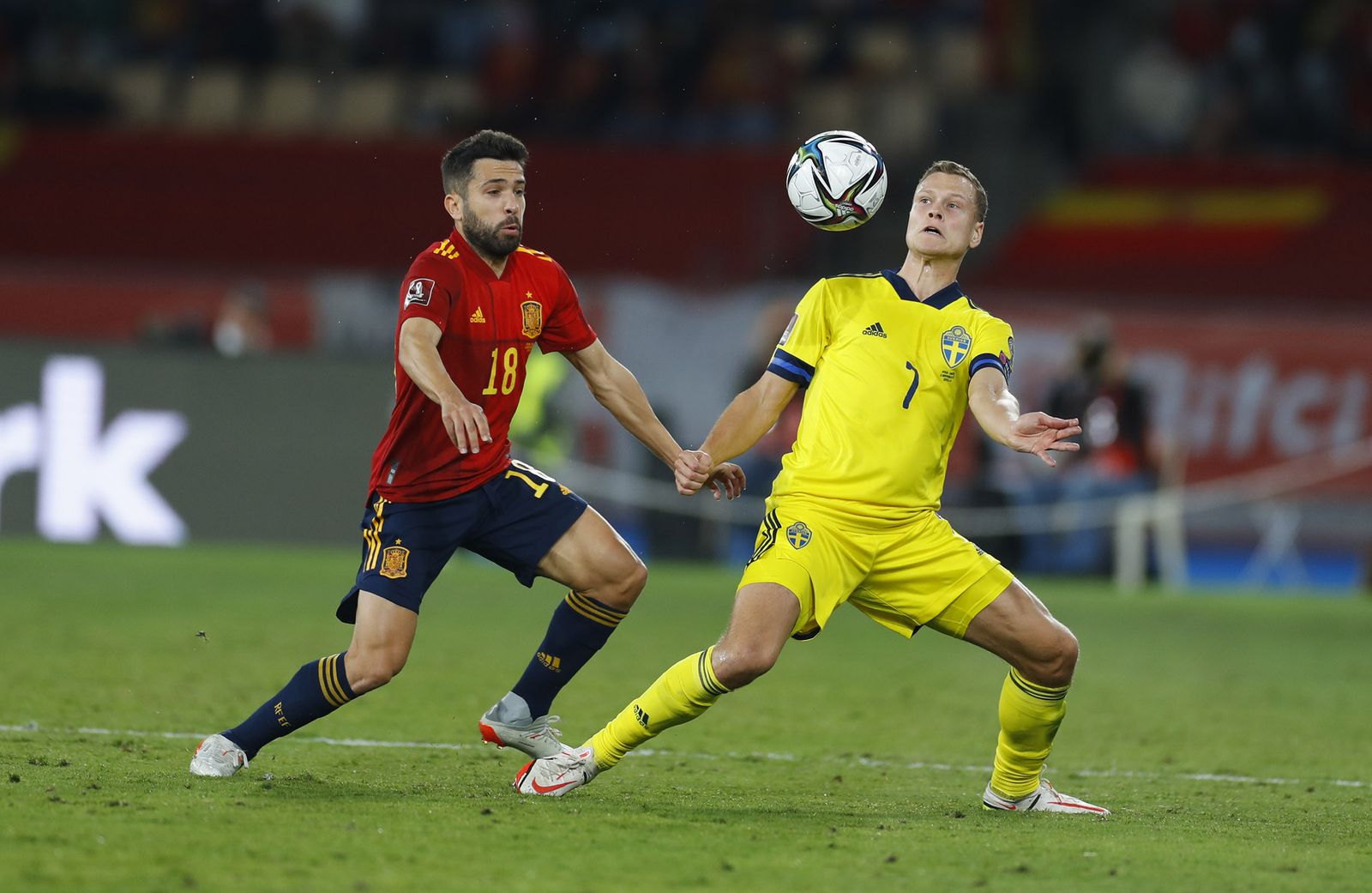 Las imágenes del España-Suecia