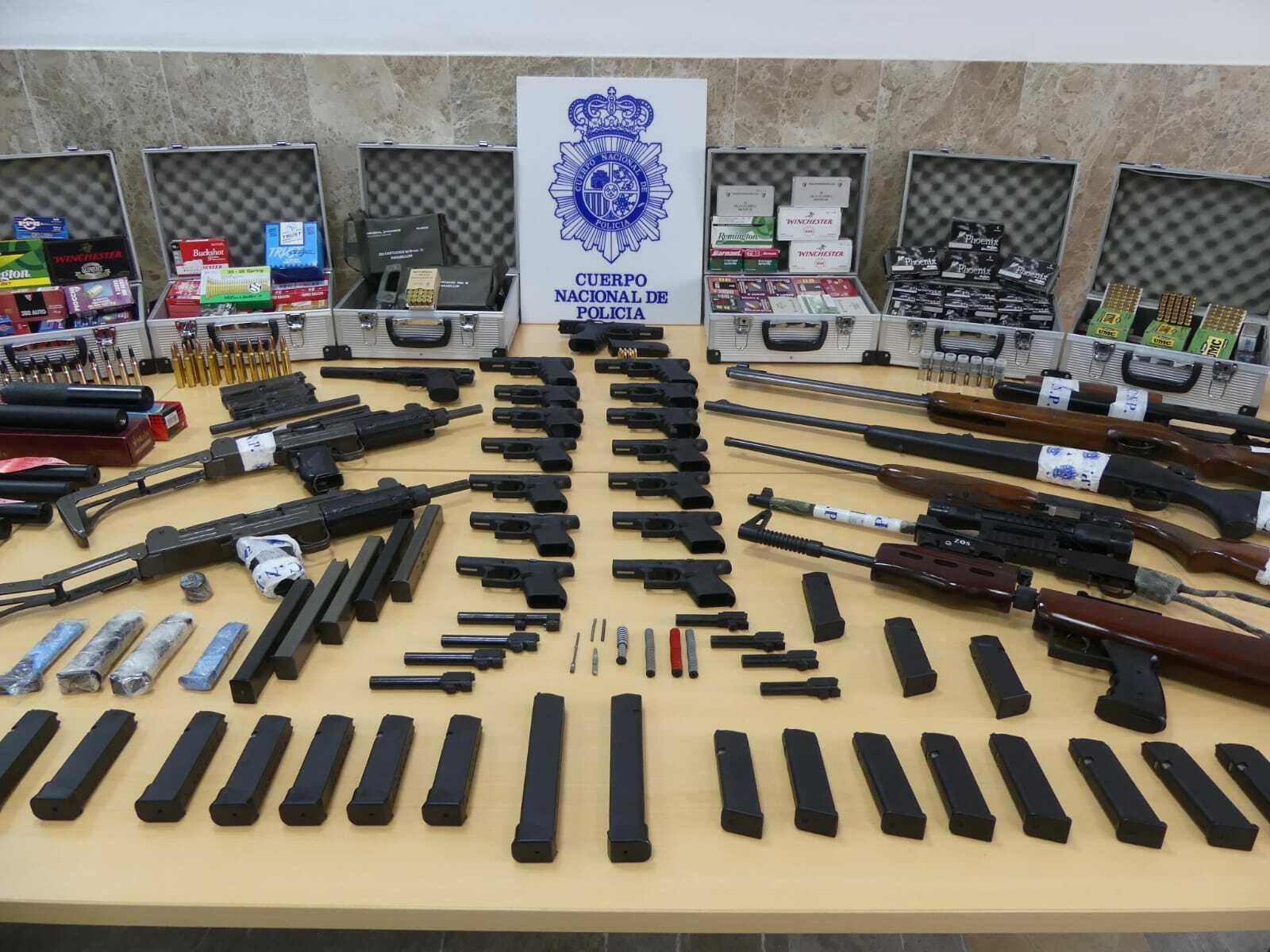Armas intervenida en otra operación