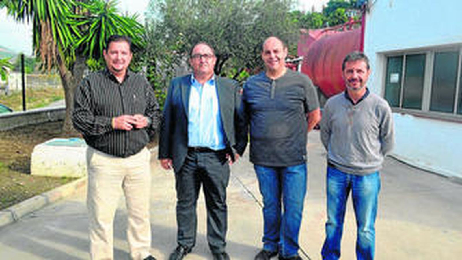 Visita a la estación de El Trapiche.