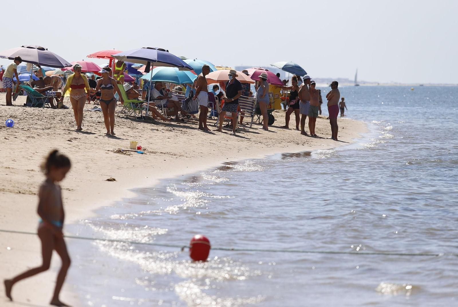 Imágenes de la jornada de playa en el Nuevo Portil