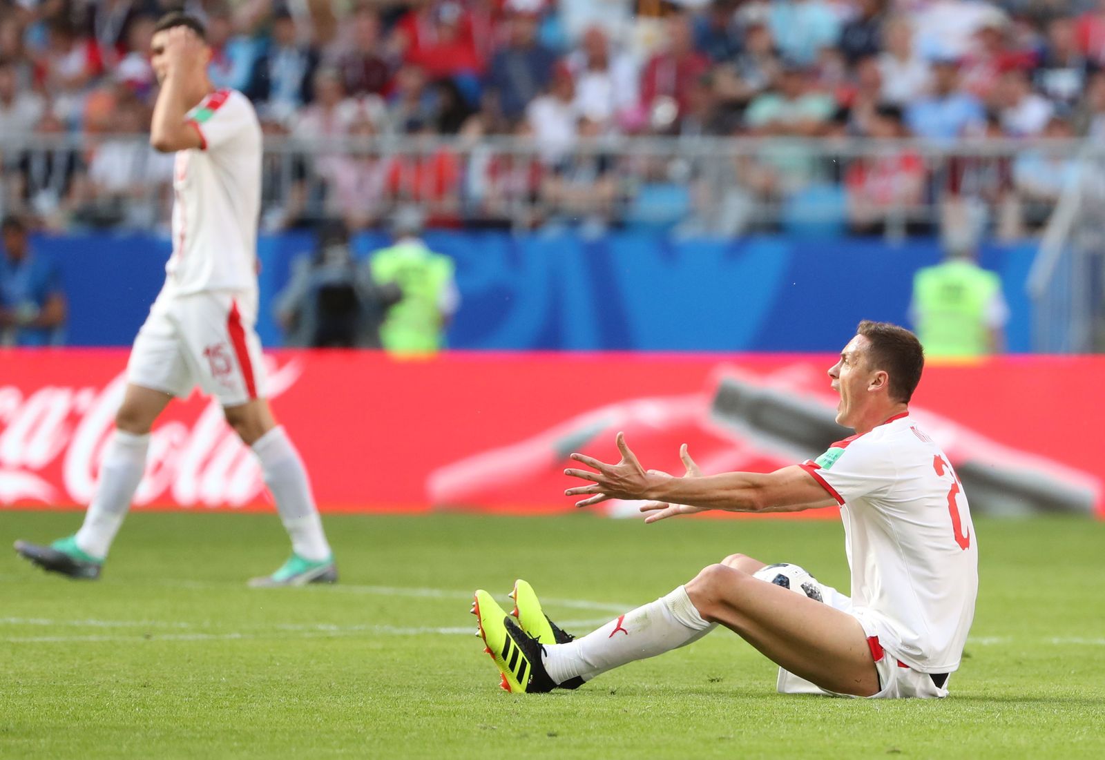 Las imágenes del Costa Rica-Serbia