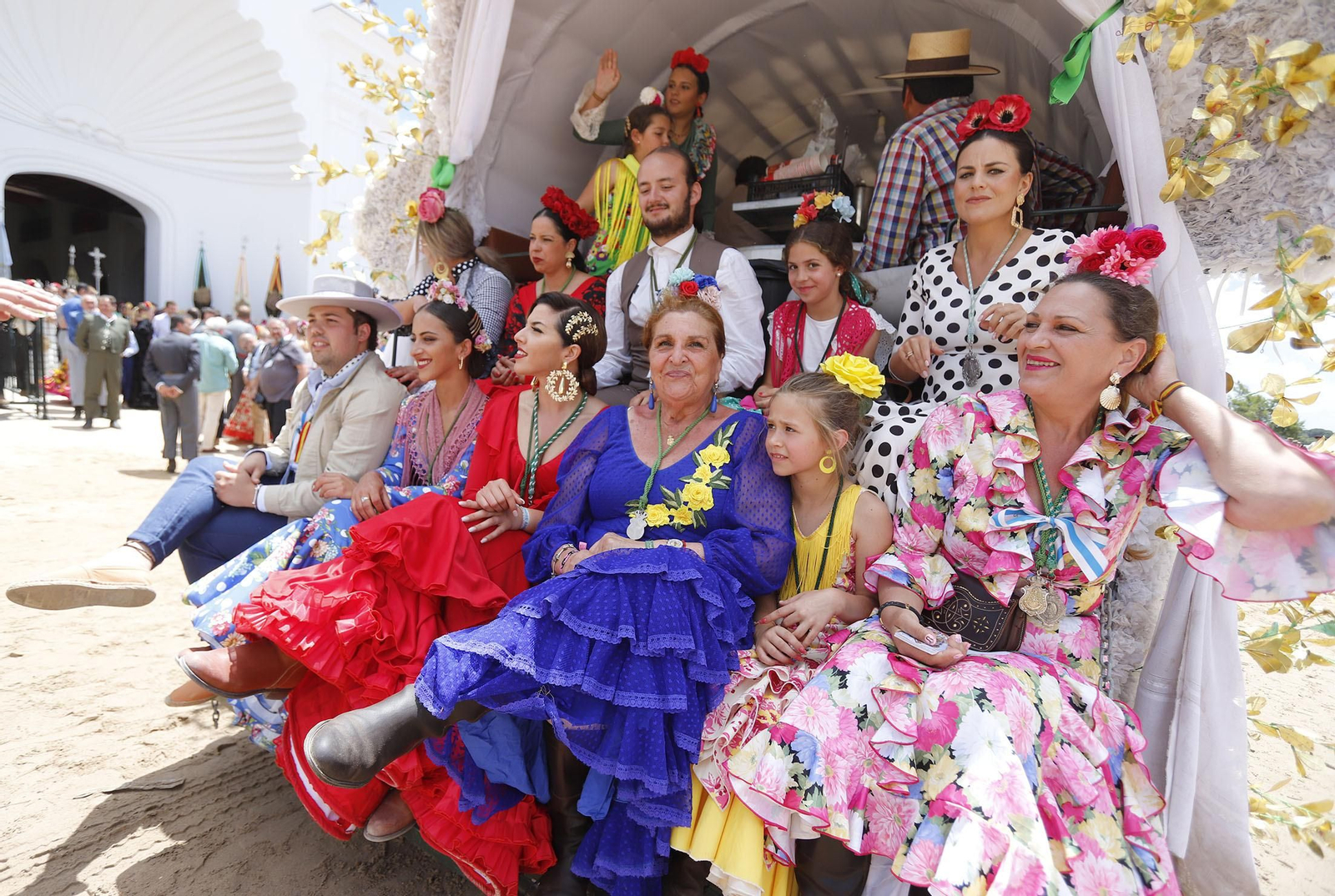 Presentación de la Hermandad de Huelva ante la Blanca Paloma