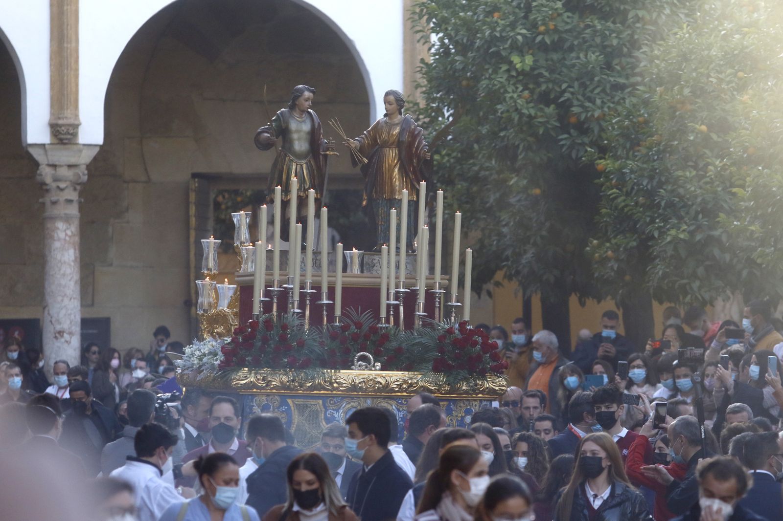 La salida a la calle de los patrones de Córdoba San Acisclo y Santa Victoria, en imágenes
